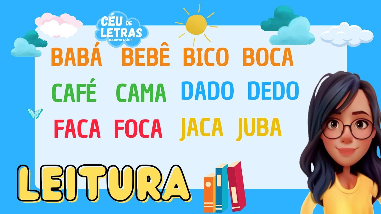 APRENDA A LER E ESCREVER | Aula de leitura