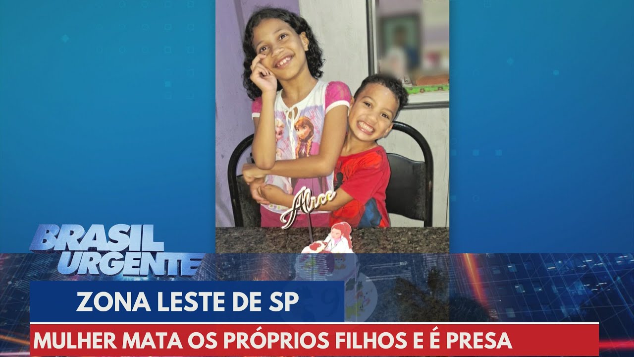 Mãe é presa após sufocar os dois filhos | Brasil Urgente